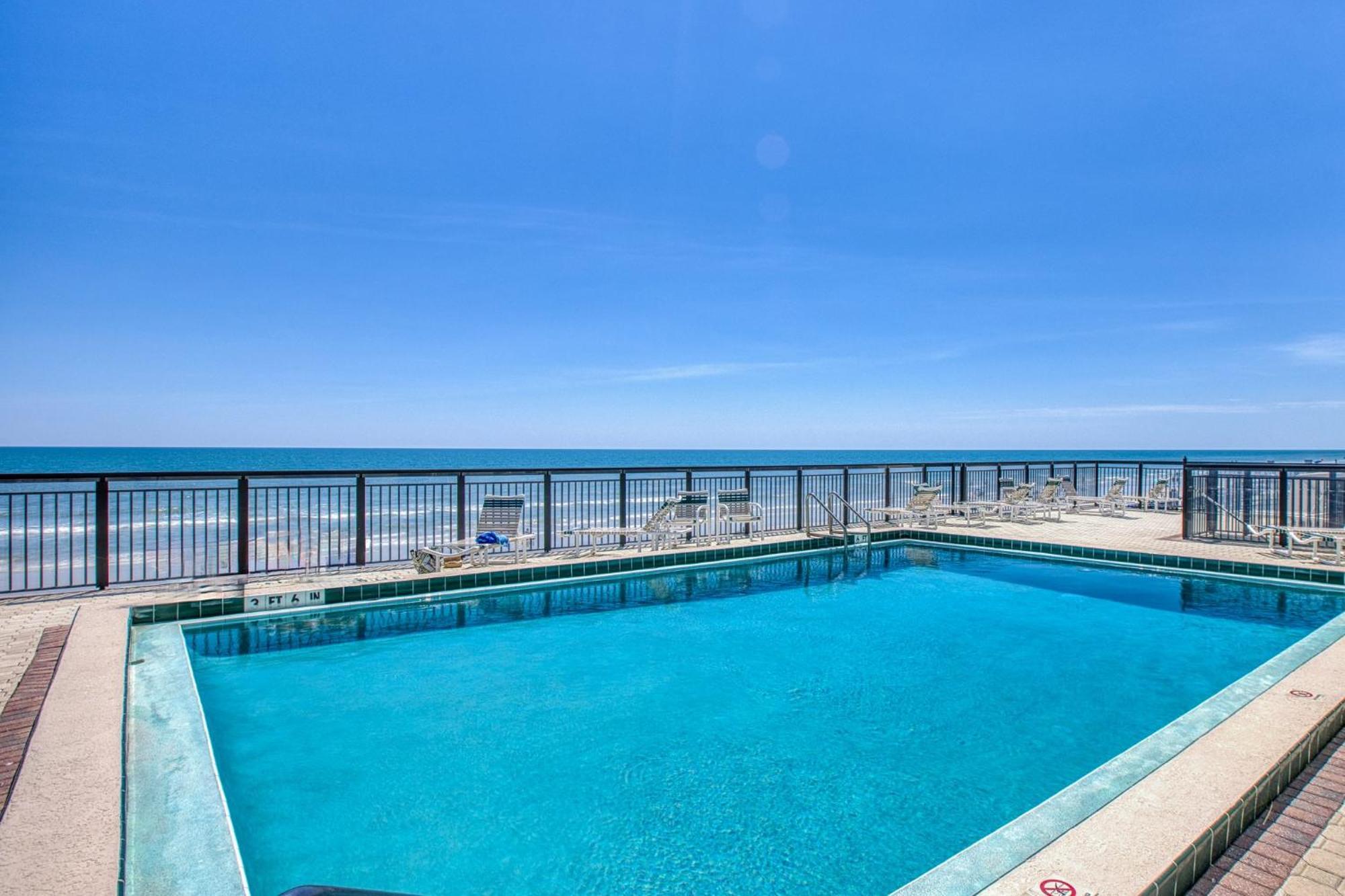 ניו סמירנה ביץ' Ocean View With A Beachfront Pool At Ocean Trillium Condo ~ 702 מראה חיצוני תמונה